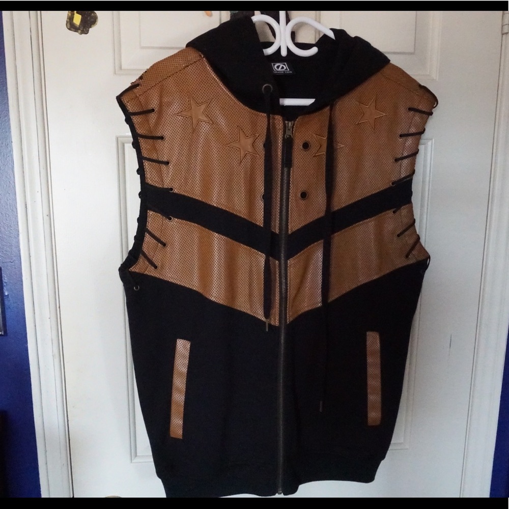 Hooded Vest style jacket